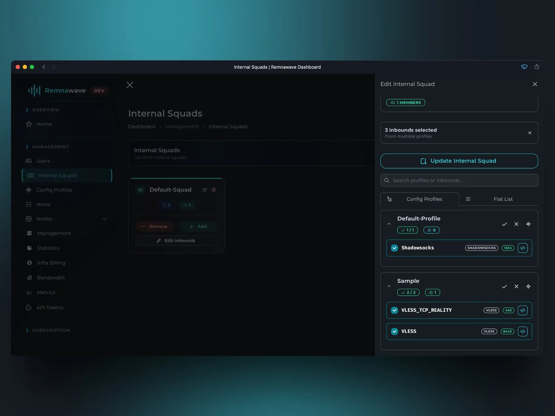 Enable all inbounds in squad