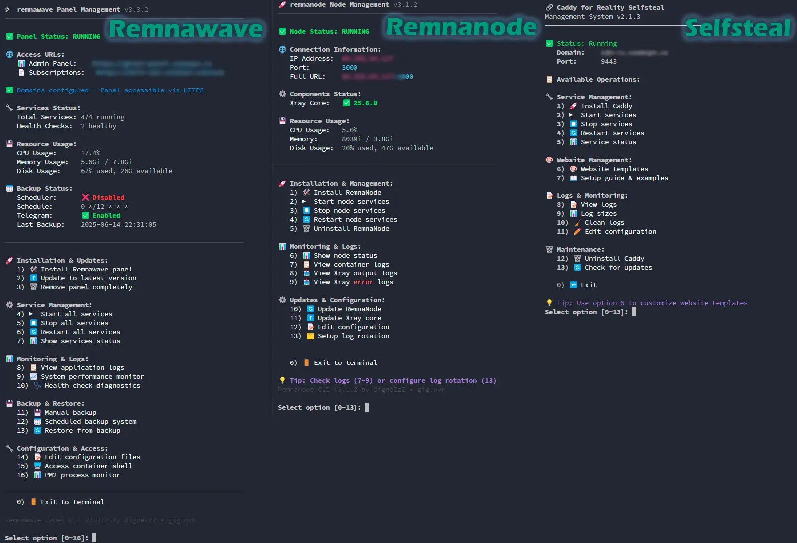 Remnawave Management Scripts