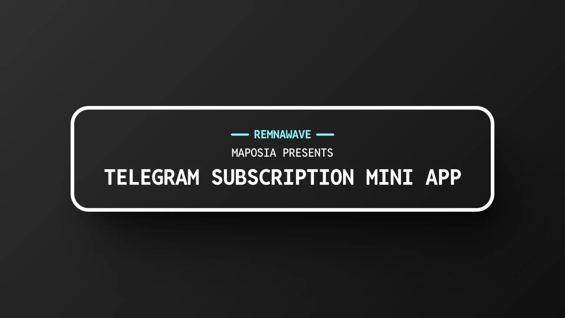 Remnawave Telegram Subscription Mini App